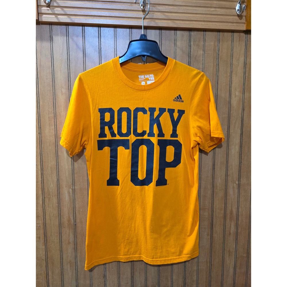 Adidas Rocky Top‎ T-Shirt Tennessee Volunteers Go-To Tee Graphic Gold Sz S